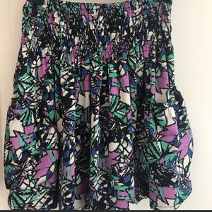 Summery, colourful, fun, graphic print skirt
